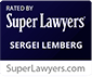 rated by super lawyers sergei lemberg superlawyers.com