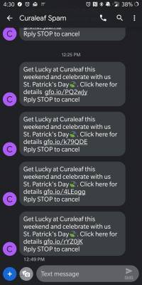 stop auto text spammer