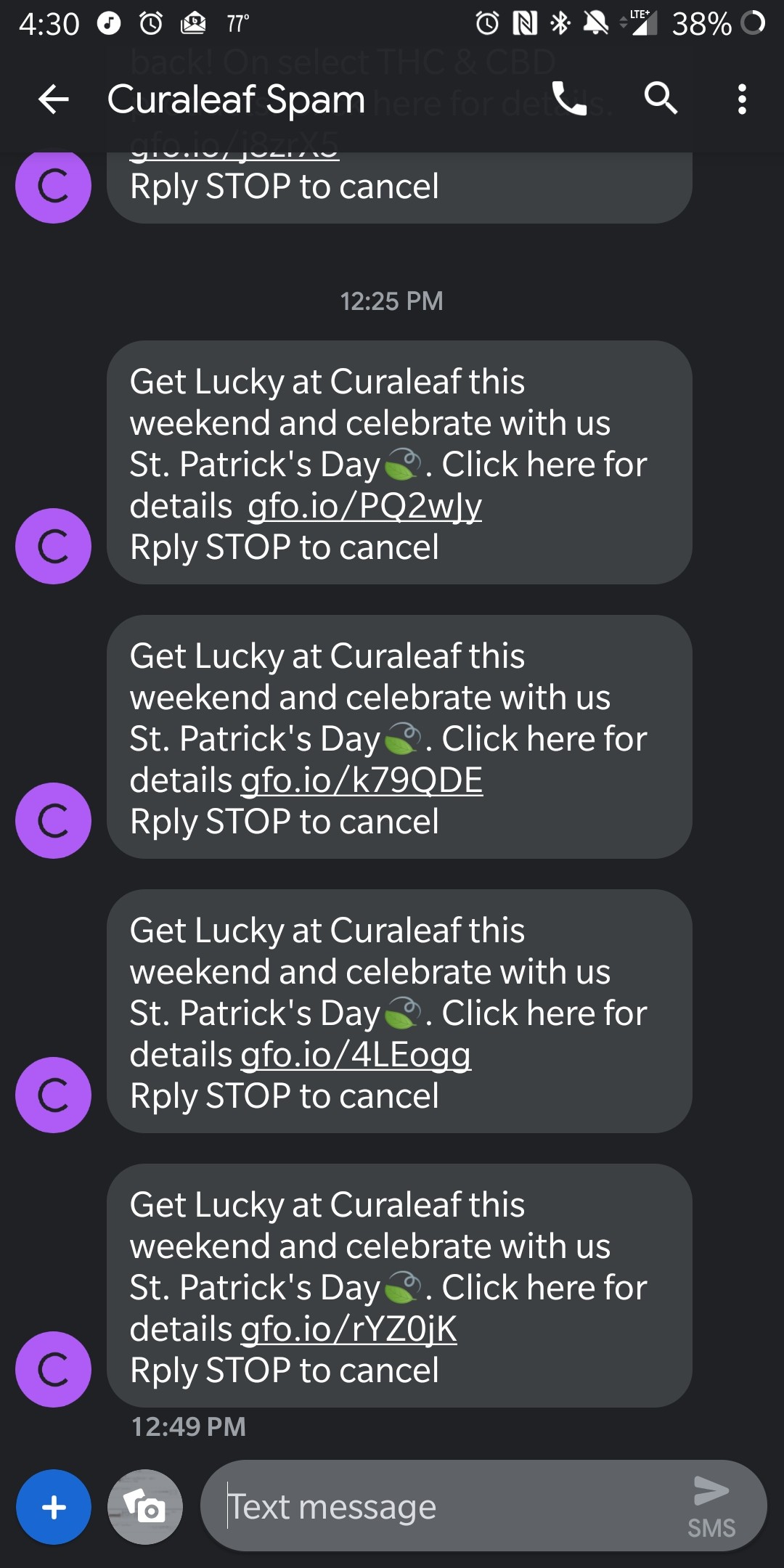 Curaleaf Spamming You With Unwanted Texts And Robocalls? We Can Stop Them