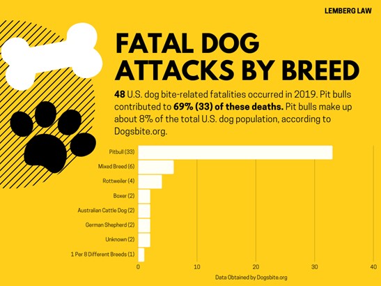 US Fatal dog attacks by breed