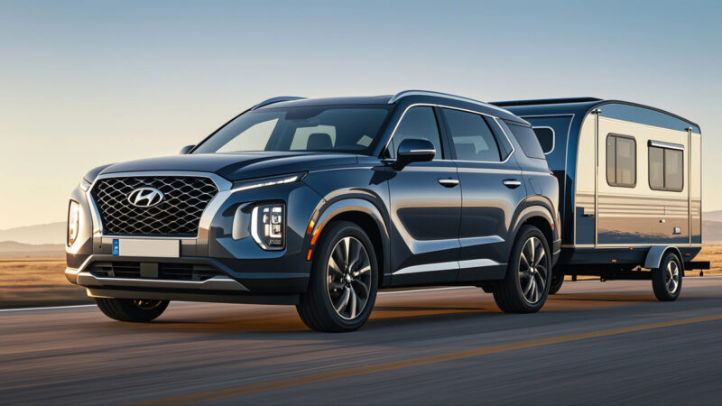 2020-2024 Hyundai Palisade With Tow Hitch Issue