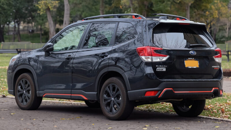 2023 Subaru Forester - Adapted from work by Kevauto, Germany, CC BY 4.0, via Wikimedia Commons