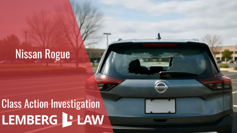 2025 Nissan Rogue back window shattering