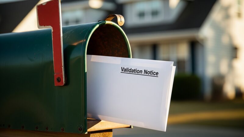 Debt Collection Validation Notice