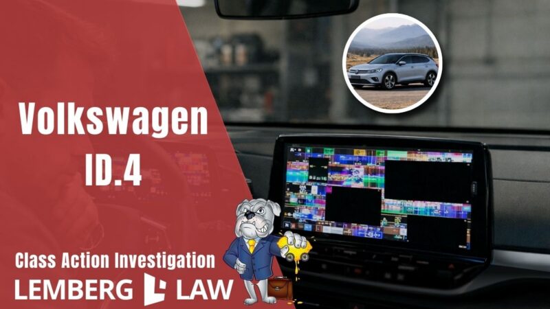 Volkswagen ID.4 blank infotainment system