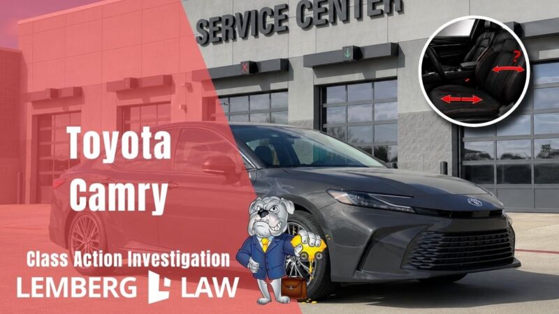 Toyota Camry seat problem