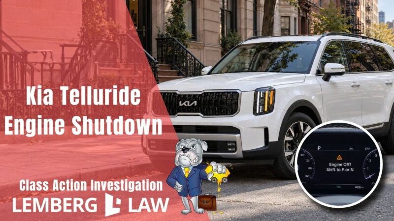Kia Telluride Unexpected Engine Shutdown Problems
